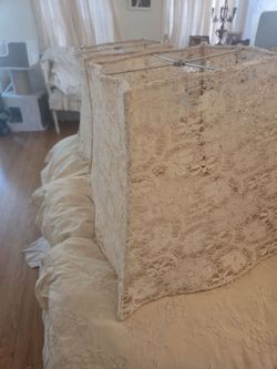 RACHEL ASHWELL LACE LAMP SHADES