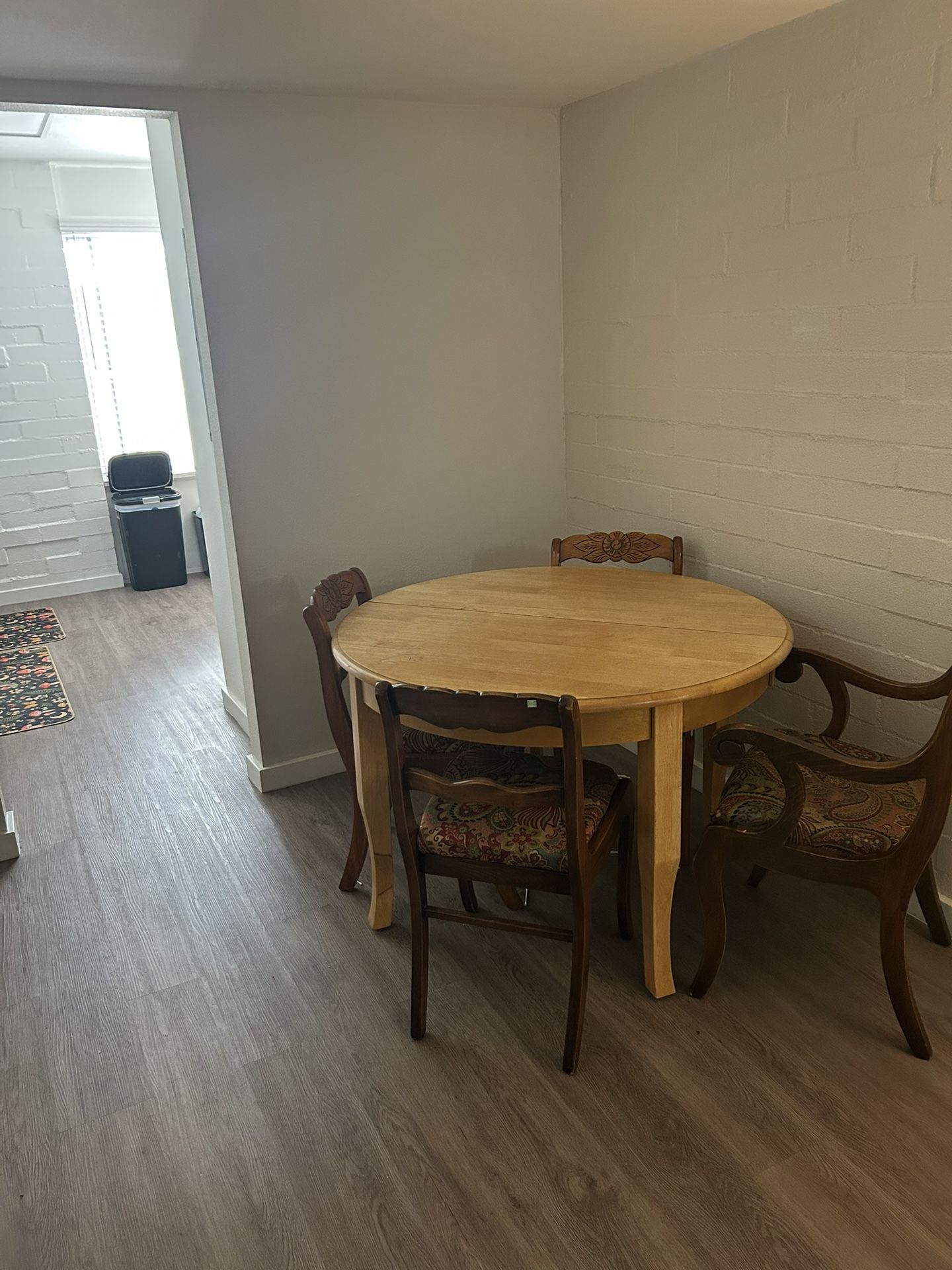Solid Wood Table And Chairs MUST GO!