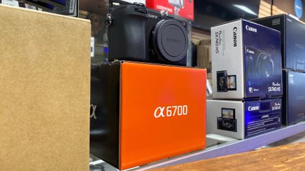 Sony a6700.  Open box
