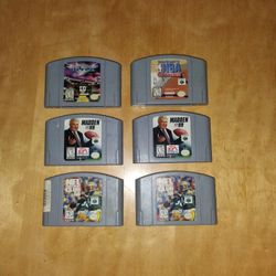 Nintendo N64 Gaming Cartridges Games Only Bundle Lot