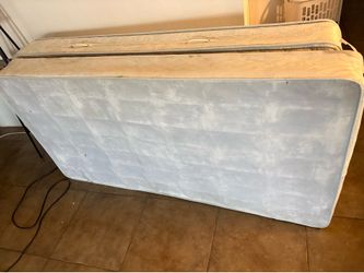 Free twin size box spring and  mattress
