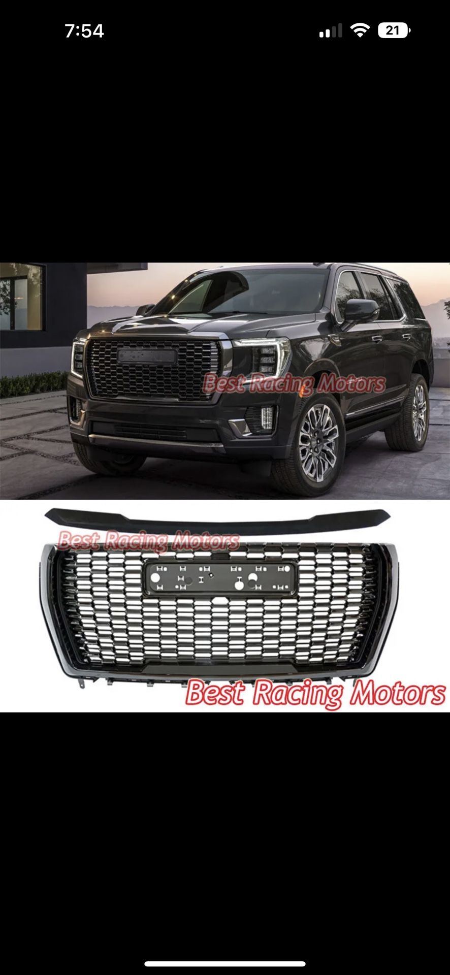 2021-2023 GMC Yukon Grill