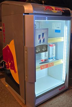 Redbull mini fridge