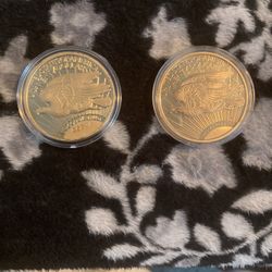 USA 20$ Gold & Silver “Copy” Coins