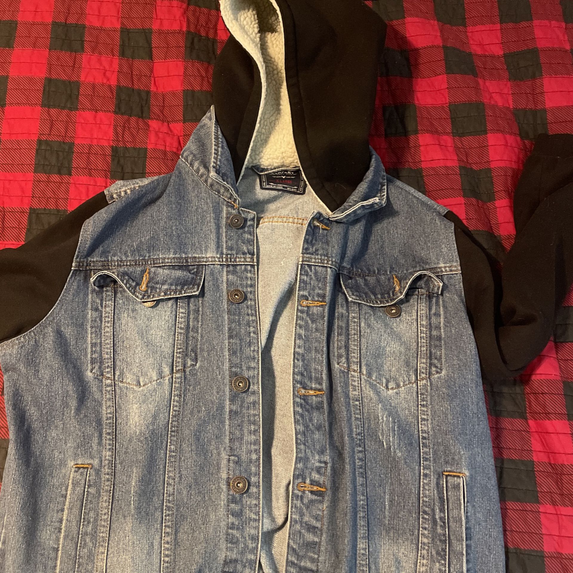 Denim / Cotton Sleeved Jacket