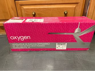 BRAND NEW  54 INCH OXYGEN CEILING FAN (RETAILS $270 + TAX)