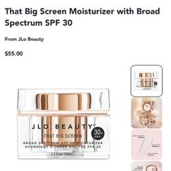 JLo Beauty Facial sunscreen