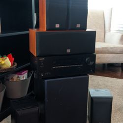 Complete JBL/Sony Northridge 5.1 System & Receiver