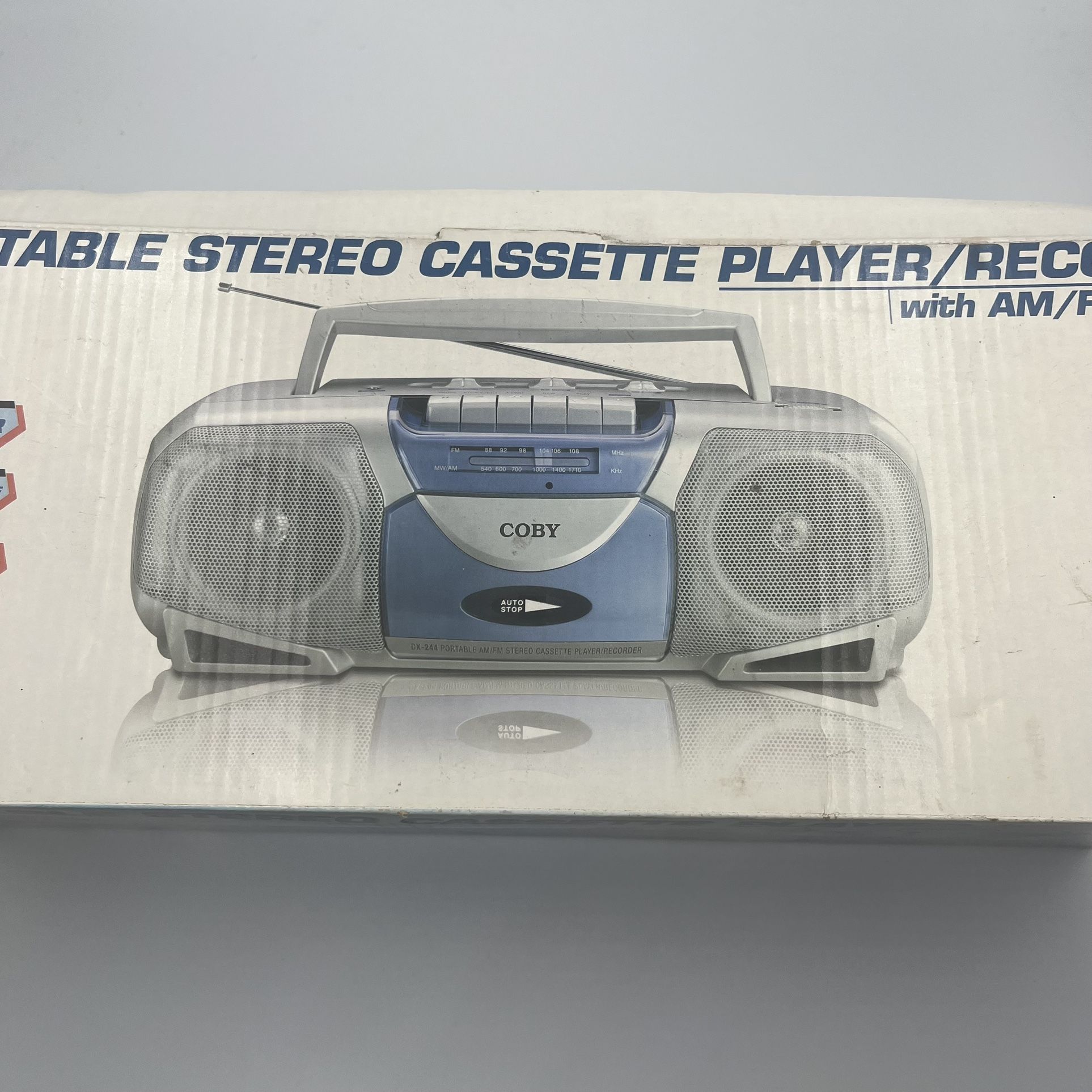 NEW Colby CX-144 Portable Cassette Player/Recorder AM / FM Radio