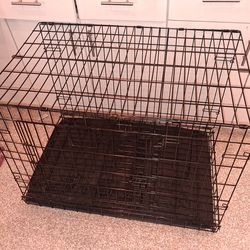 Iconic Pet 36" Foldable Double Door Pet Dog Cat Training Crate