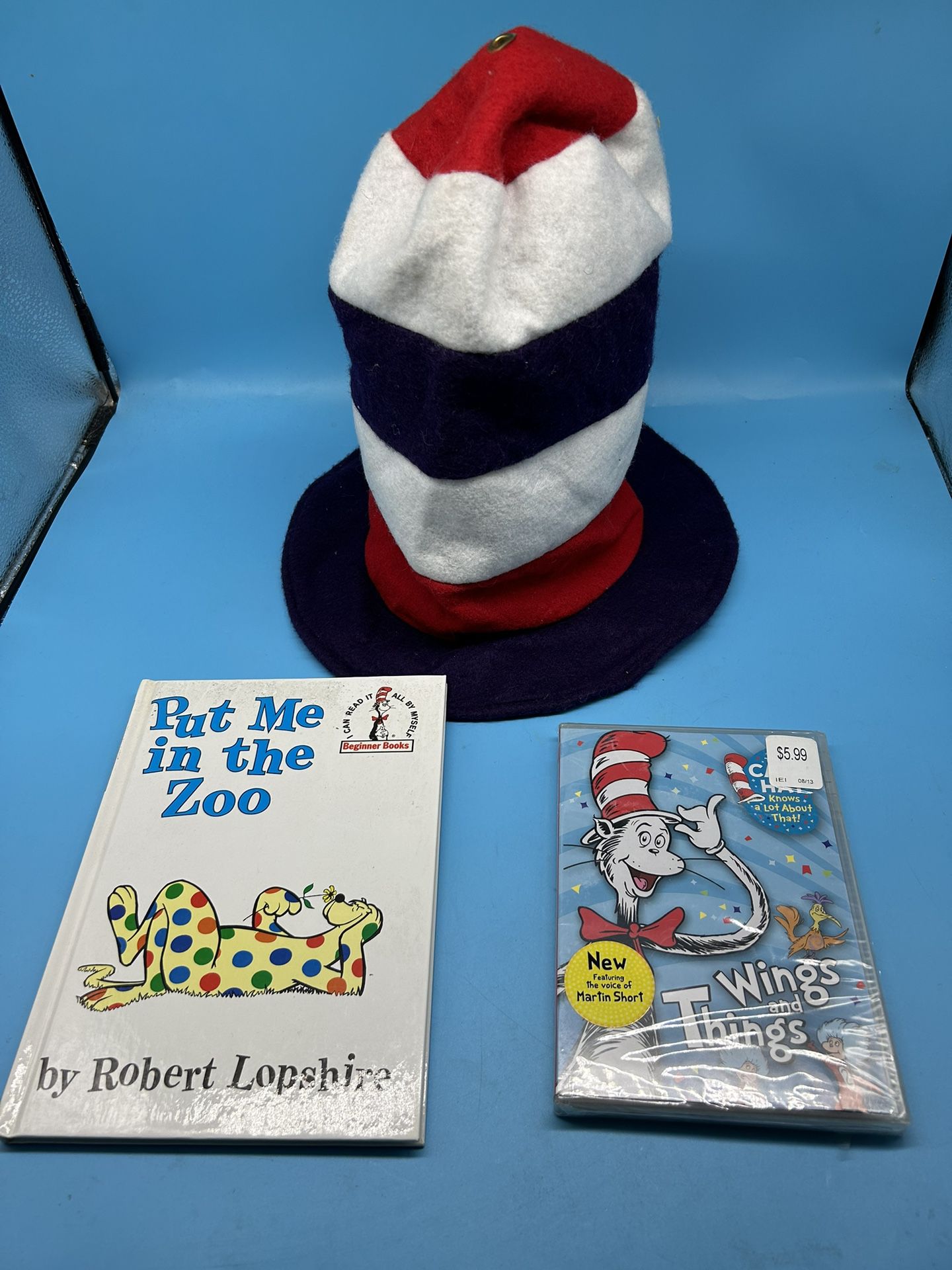 Dr Seuss Hat, Book & DVD 