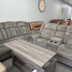 Grey Sofa And Loveseat Recliner