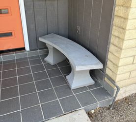 Cement Bench 