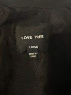 Love Tree Black Top Size Large