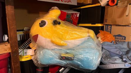 Baby Shark plush ride-on