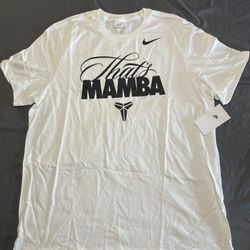 Kobe That’s mamba White T Size XL