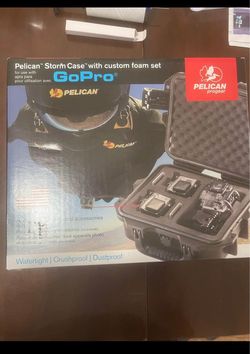 Pelican Storm Case with Custom Foam for GoPro