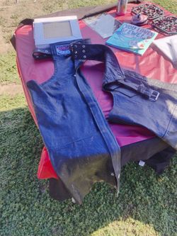 Extra Lrg. Leather Chaps