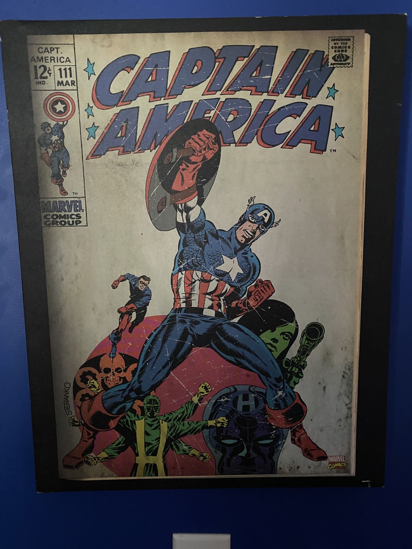 Captain America Canvas Art