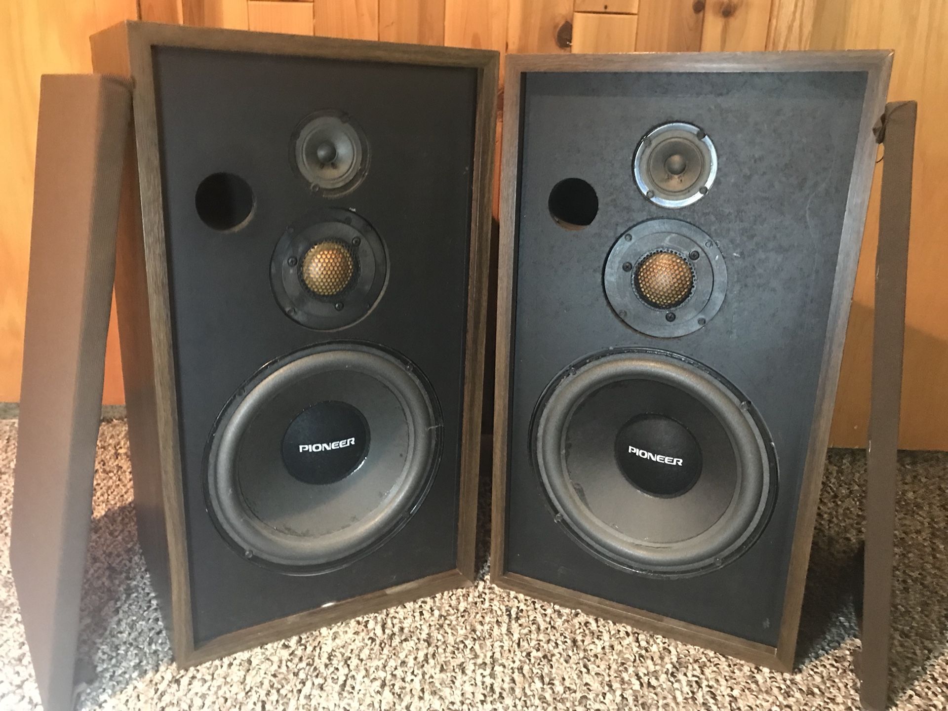 Pioneer Project-100A vintage stereo speakers