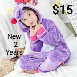Purple Unicorn Onesie Pajamas costume
