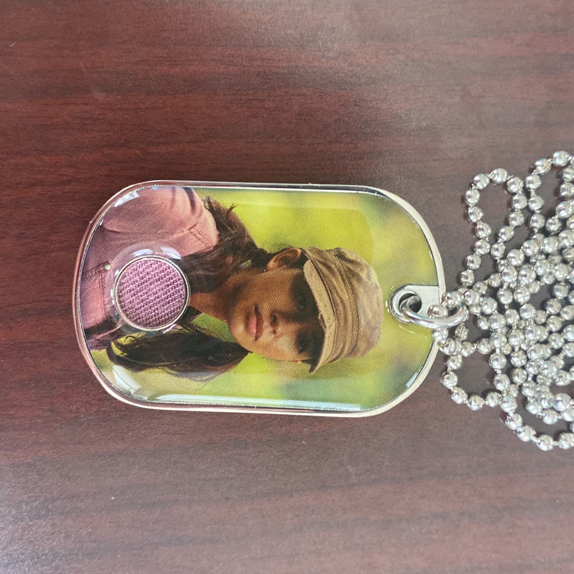 Rosita Walking Dead Dog Tag WITH WORN COSTUME MATERIAL