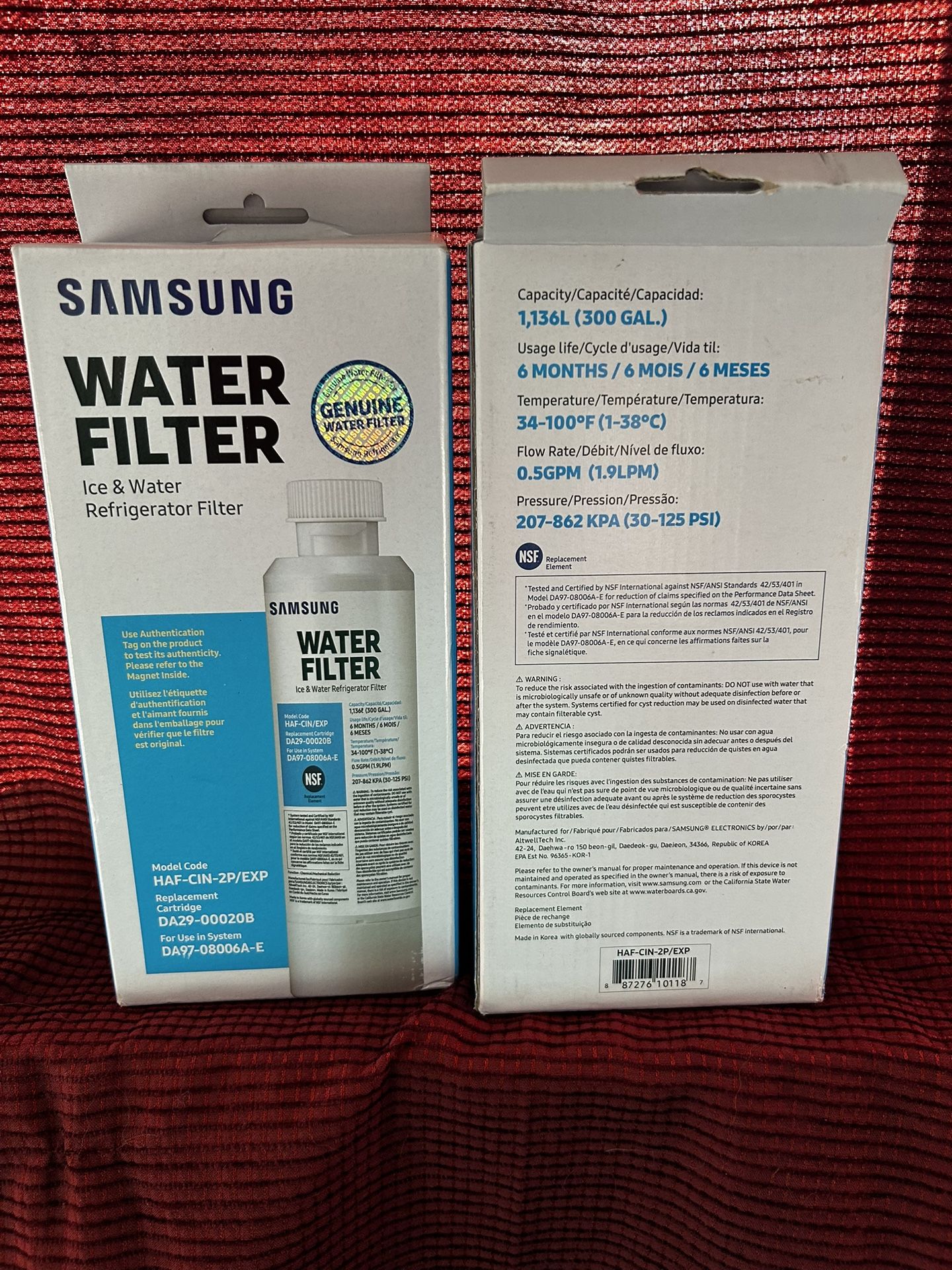 Samsung Water Filters