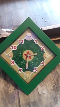 Baseball clock.