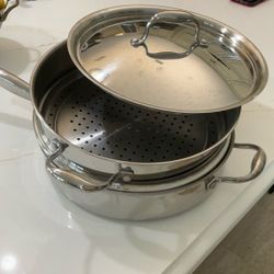 Anolon 12”steamer Sauté Pan