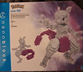 Pokemon Mewtwo Deluxe Nanoblocks Set Brand New Unopened