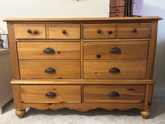 NC made knotty pine dresser