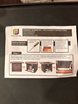 Fire Pit Burner Replacement Kit – Recall Upgrade (New)