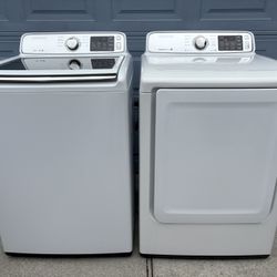 SAMSUNG SUPER CAPACITY WASHER AND DRYER 