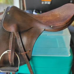 Vintage  Custom ENGLISH saddle  Pariani Milano