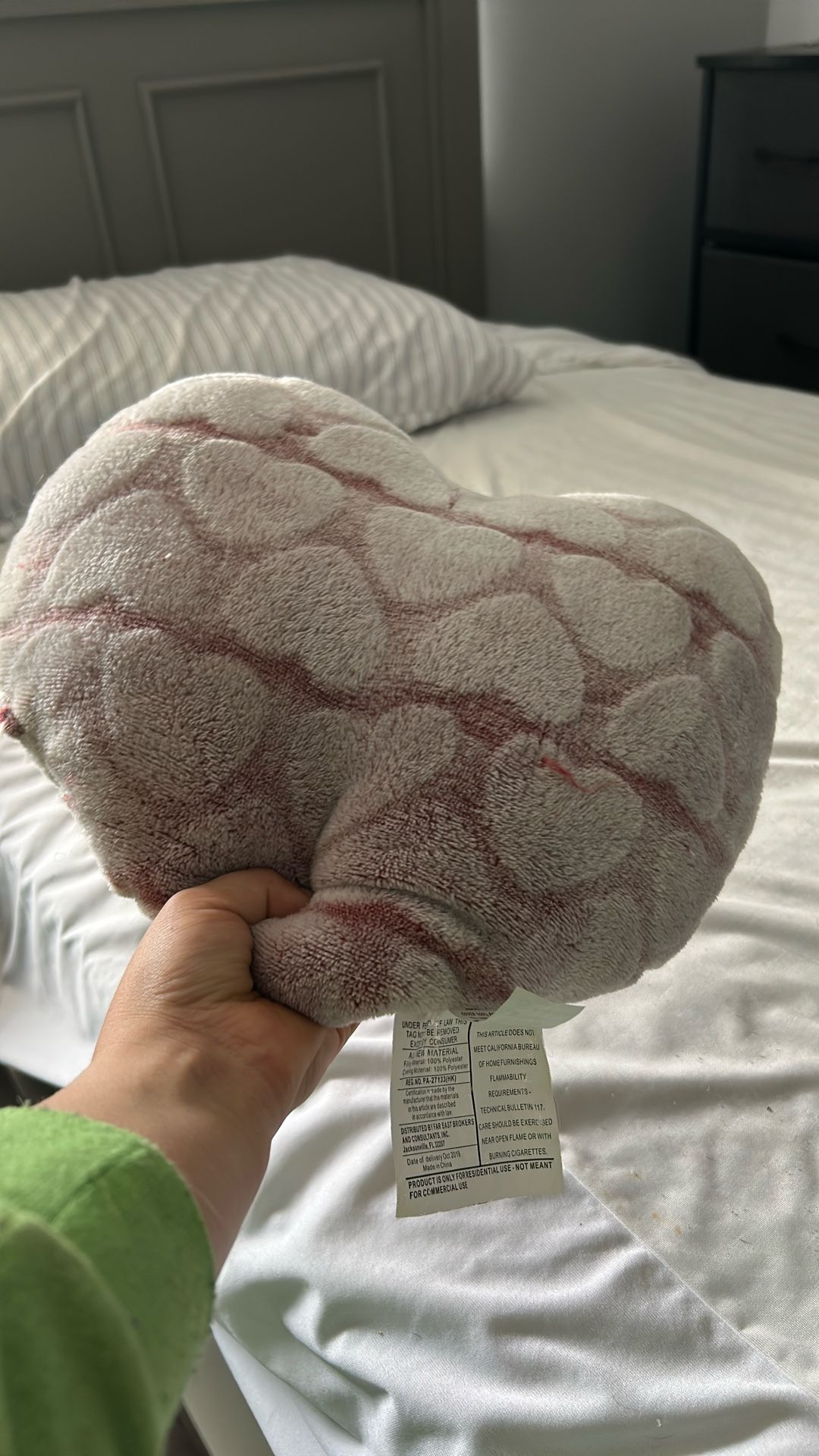 Heart pillow