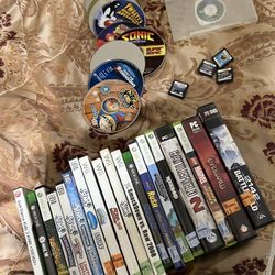 All Old Video Games & DvD Television/Films Collection Lot