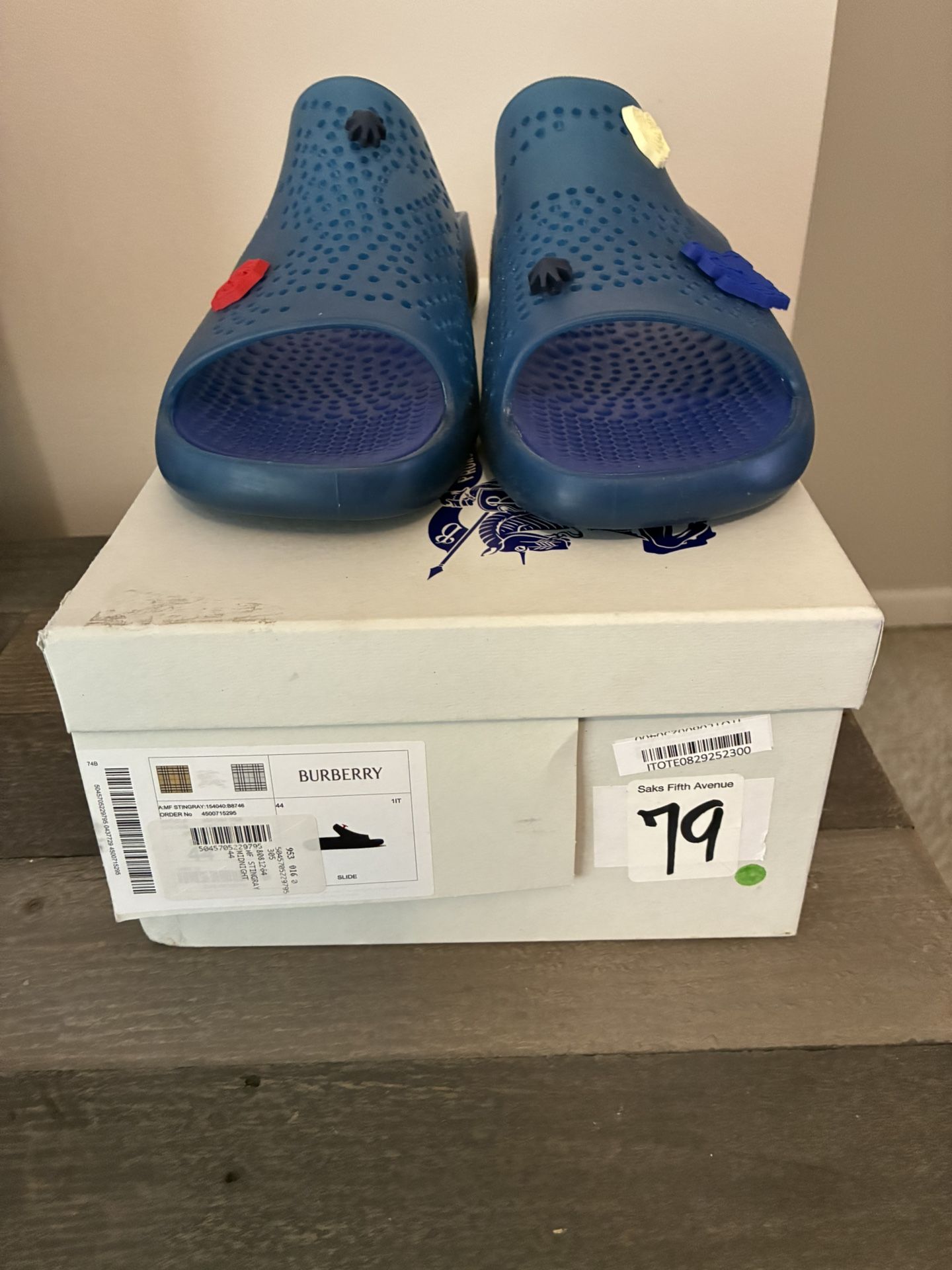 Mens Burberry Slides