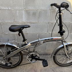 GTM foldable bike . Adjustable seat and handlebars In good condition $100 firm
