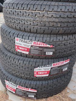 4 New ST 215/75/14 Trailer Master Load D 8ply 65psi 2200 lb Trailer Tires ST215 75 R14 Inch Tire FREE Same Day Delivery To Most Inland Empire Location