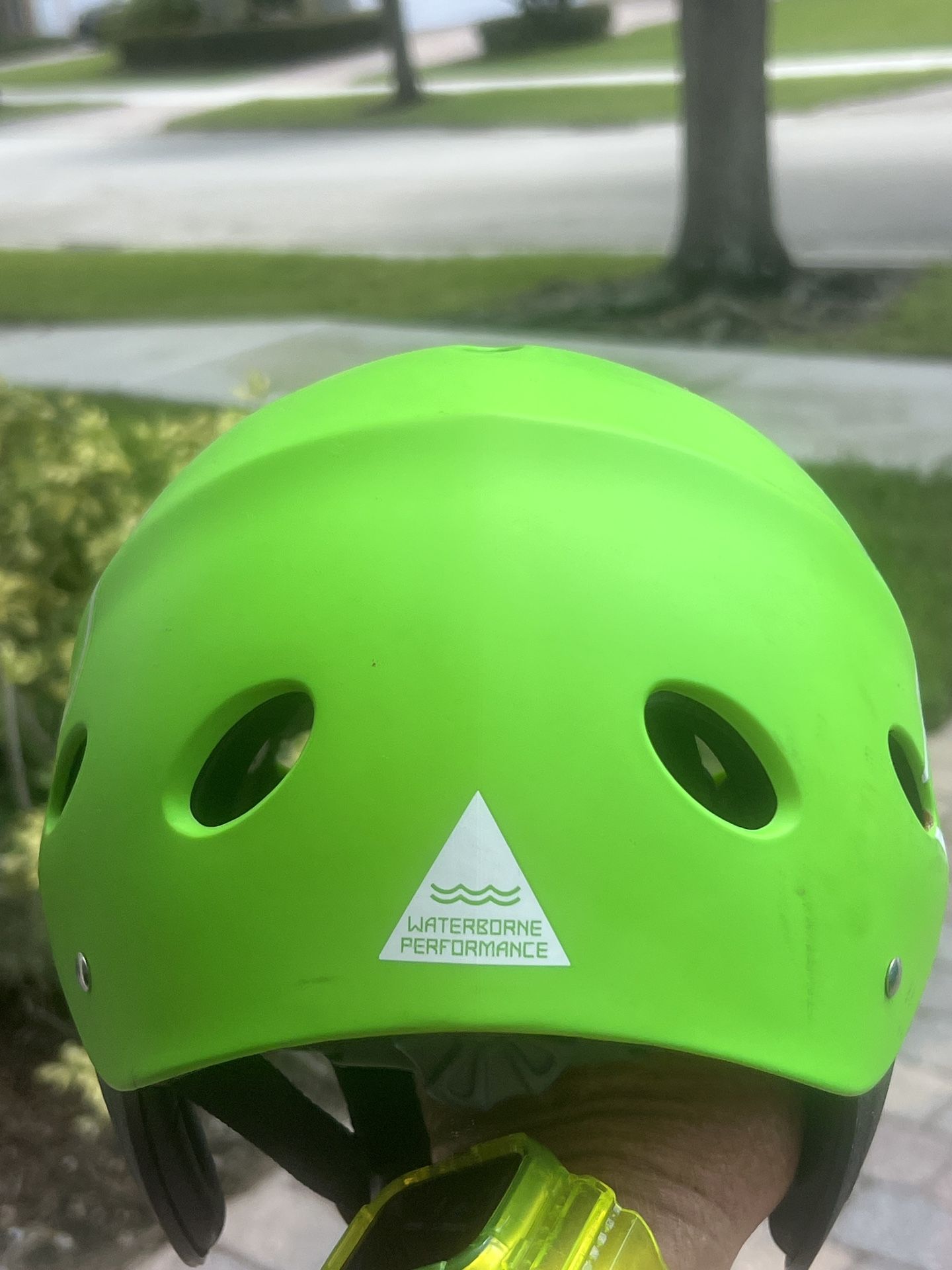 Brand new performance watersports helmet Adult size L. Bought for windsurfing and never used.
