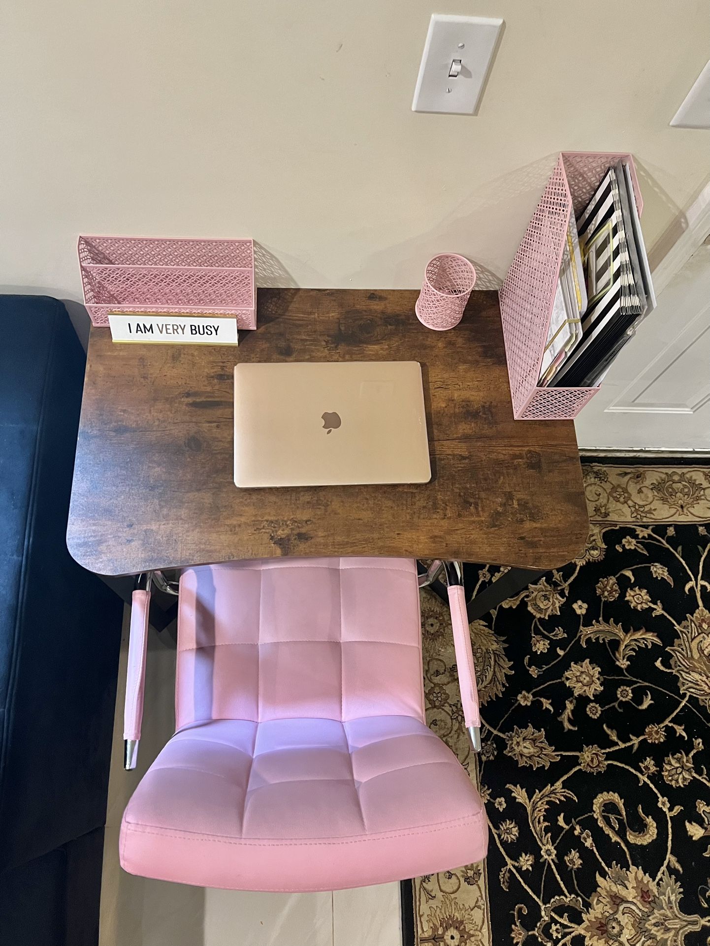 Office setup (Desk, chair, Accessories)