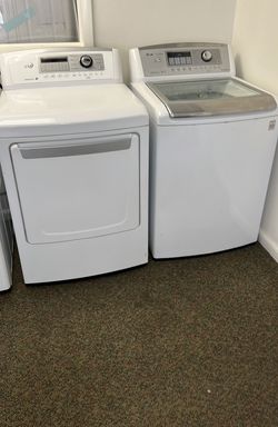 LG Washer and Dryer Electric Apartment Size Heavy Duty
