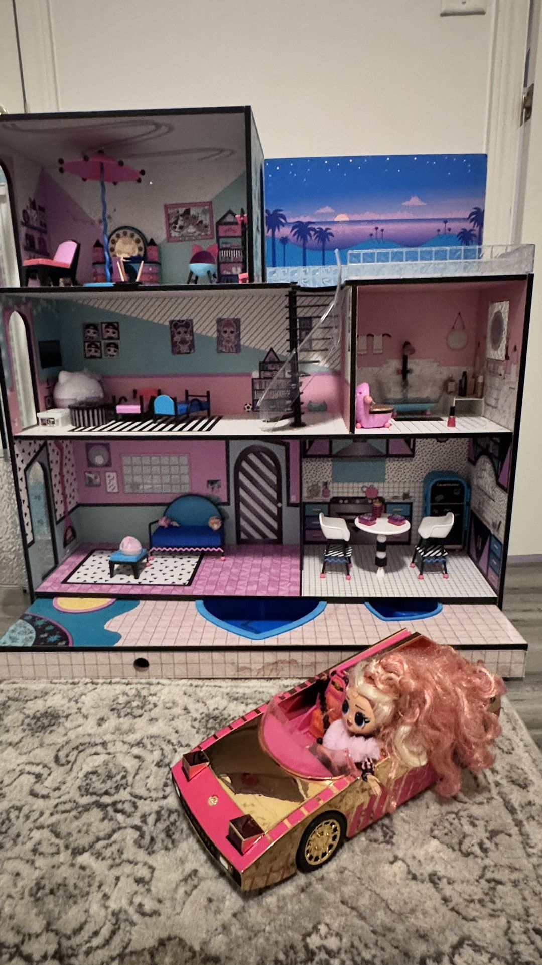 Lol Doll House ( Casa De Muñecas ) Carro Y Muñeca