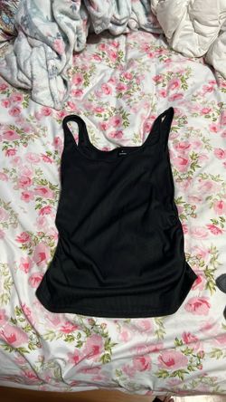 Grey and black tank tops