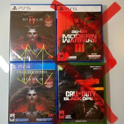 New PS5/PS4 Video Games $20