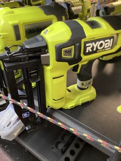 Ryobi 18V HP Brushless 16Ga Finish Nailer (Tool-Only) $200