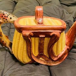 Whimsical Fishing Teapot