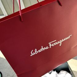 Empty Ferrigamo, Mulberry, 2x teddy Blake Boxes And Bags