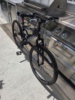 Shimano Equipped 26" Hyper Havoc FS dual-suspension mountain bike.