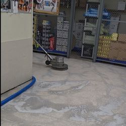 Strip Wax Polish Floors Vct and Terrazzo 